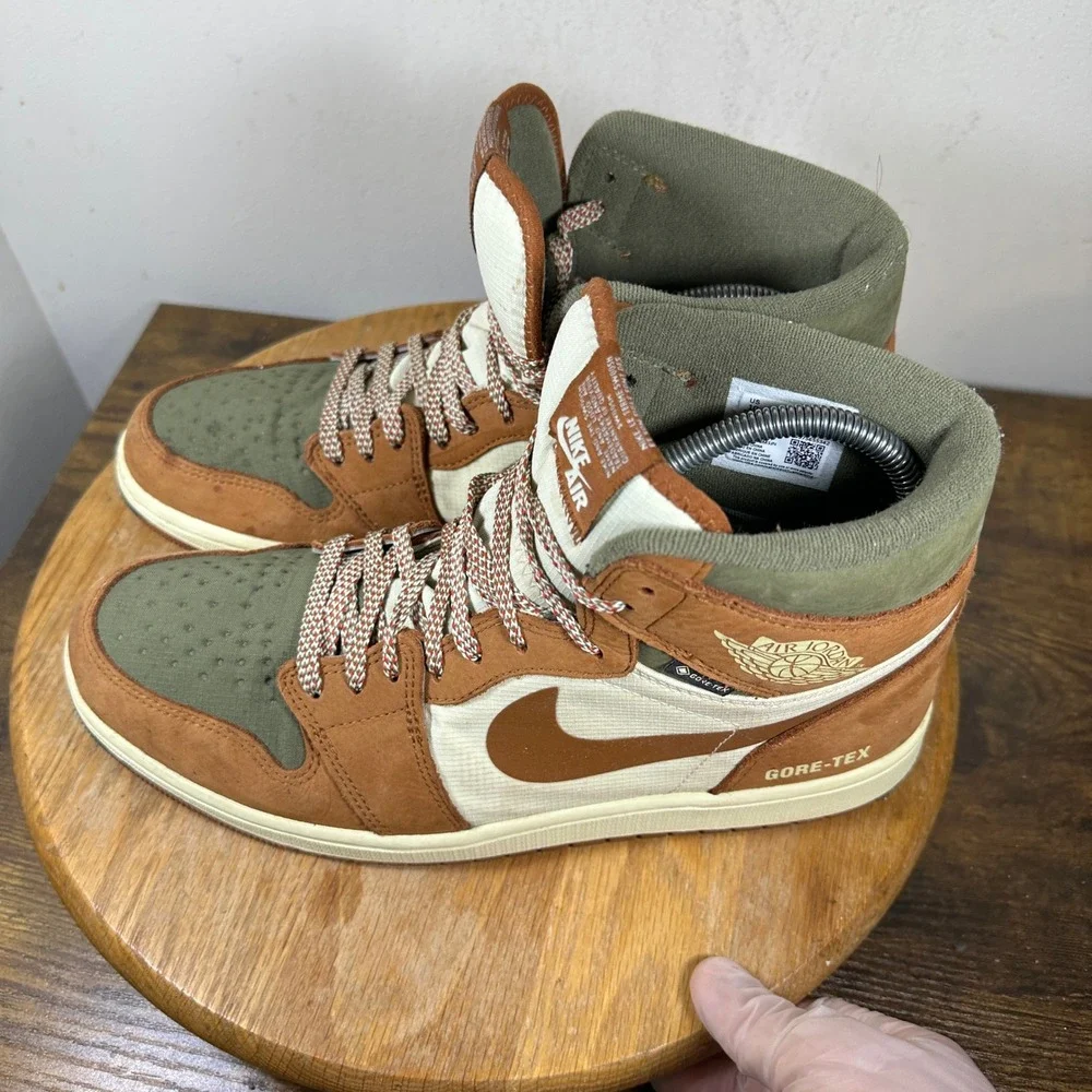 Jordan 1 Element Gore-Tex Legend Coffee Medium Olive DB2889-102 Mens Size 10